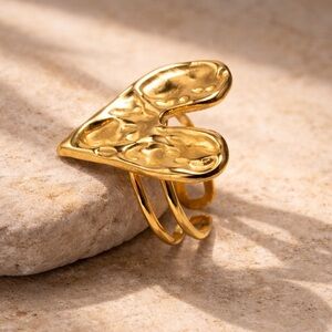 Heart Shape Statement Ring